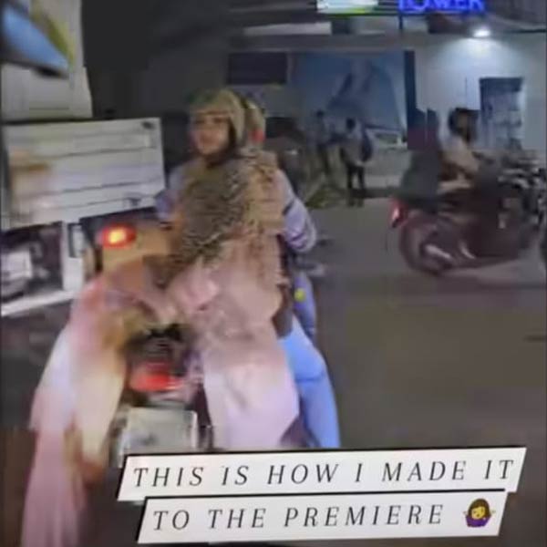 Bangladeshi actress Nusraat Faria's Instagram Story.