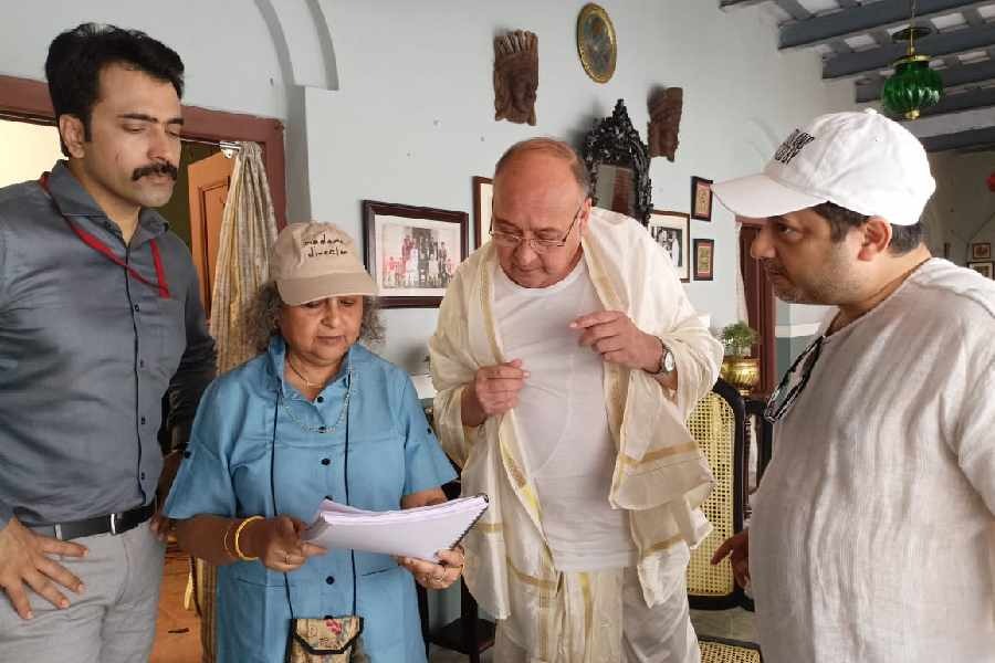Nandita Roy and Shiboprosad Mukherjee speak about their first Durga Puja release Raktabeej
