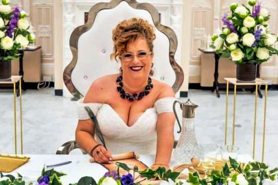 Woman saved up 20 years for her dream wedding, ultimately married herself.