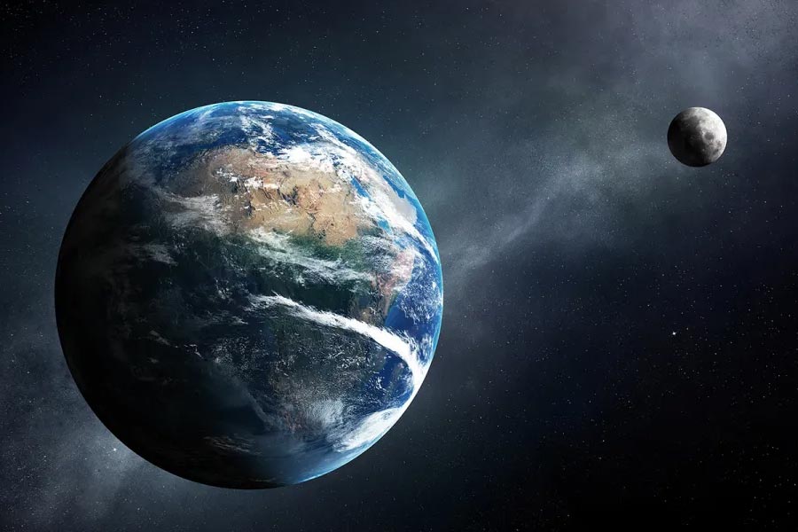 Scientists say the Moon is drifting away from the Earth slowly 