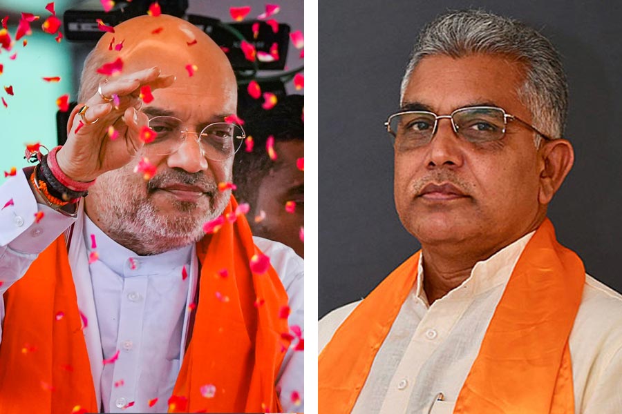 Dilip Ghosh did not know about Amit Shah Kolkata puja inaguration.