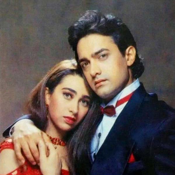 Karisma Kapoor and Aamir Khan