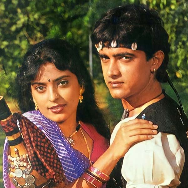 Juhi Chawla and Aamir Khan