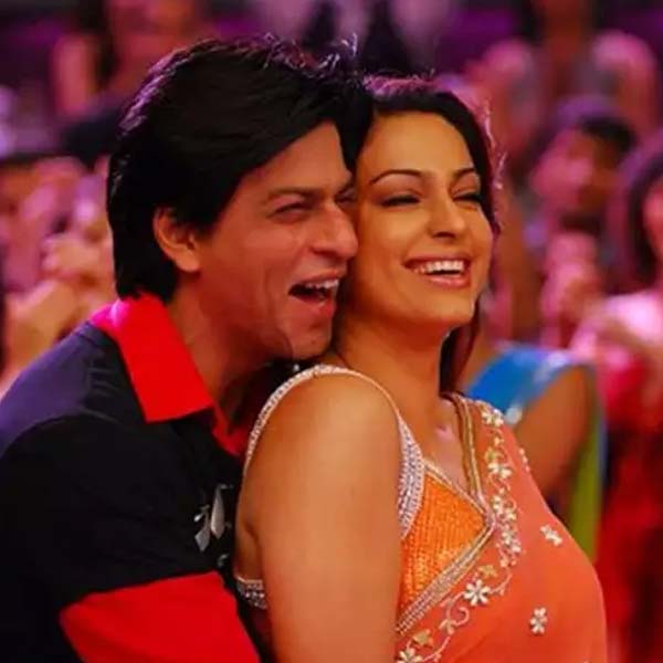Juhi Chawla and Shah Rukh Khan