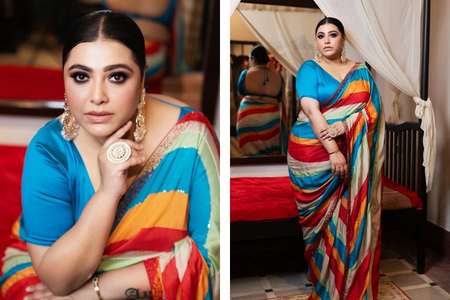 Tollywood Actress Debashree Ganguly gears up for the upcoming durga puja.