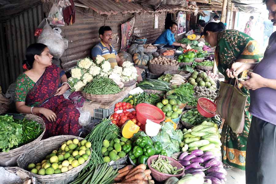 An image of vegetables market