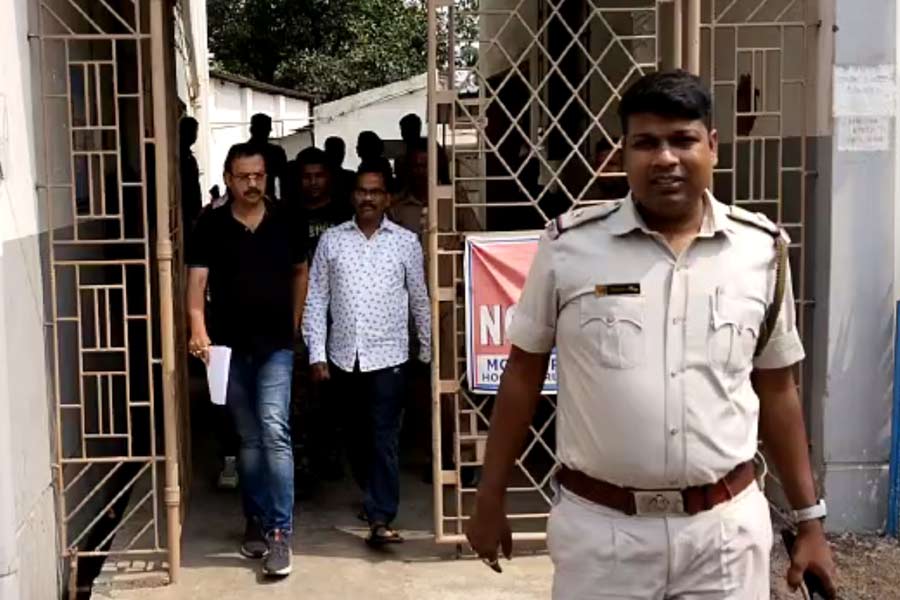Image of the arrested TMC leader