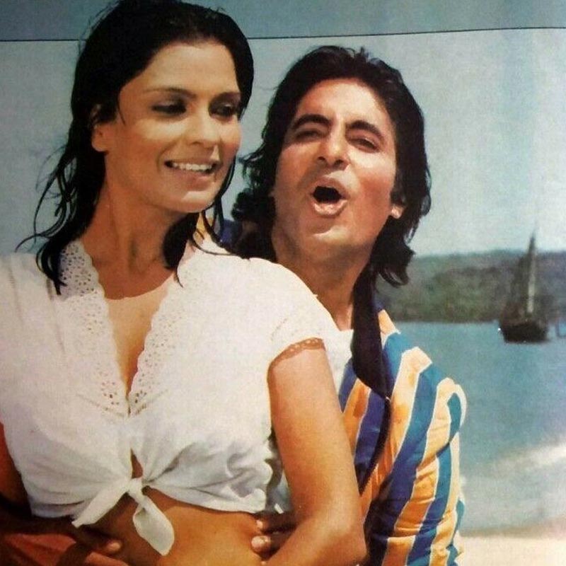 Zeenat Aman and Amitabh Bachchan