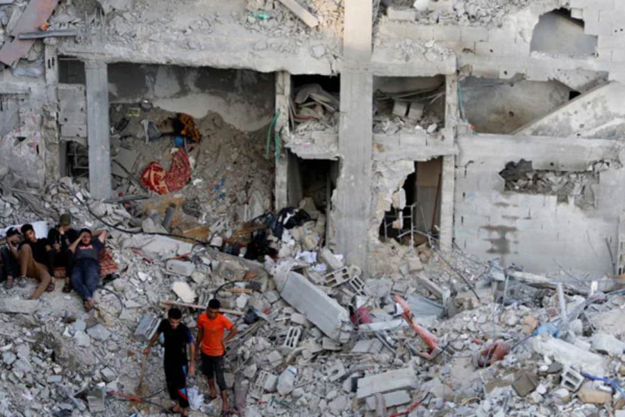 Church compound in Gaza damaged in alleged Israeli strike, many people killed, says hamas