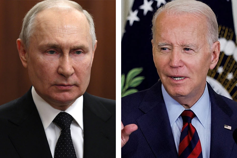 Joe Biden claimed both Hamas and Vladimir Putin want to annihilate neighbouring democracies