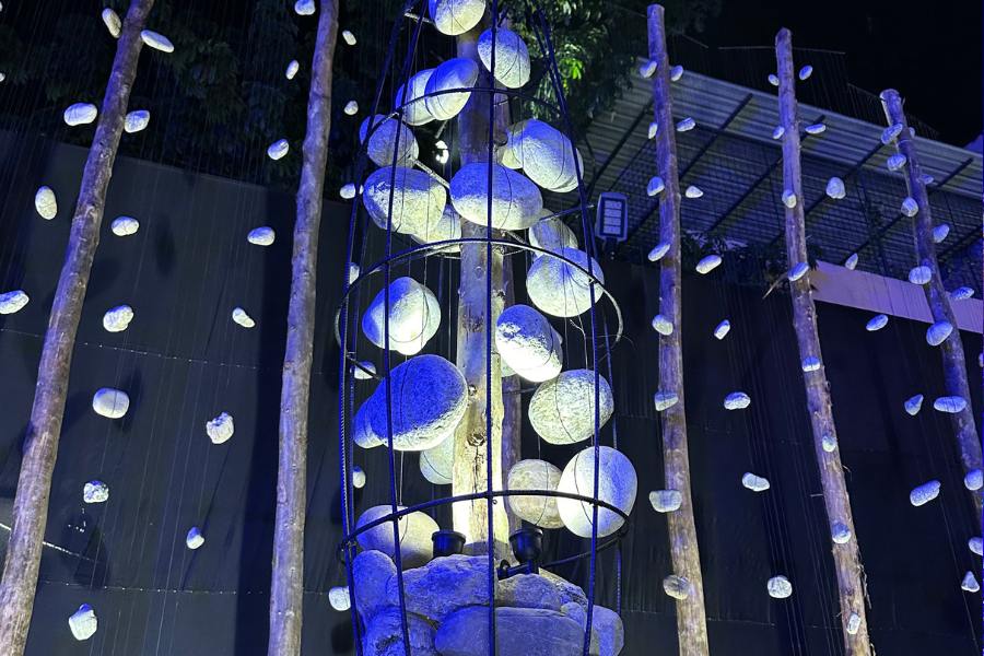 এই বছরের থিম শিল্পী হলেন  বিমল সামন্ত ।আর প্রতিমা গড়েছেন প্রতিমা শিল্পী  অলোক দে