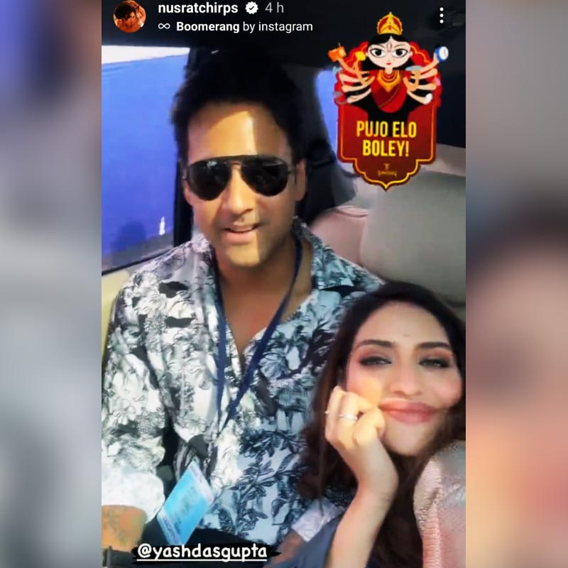 Tollywood actor Yash Dasgupta enjoying Durga Pujo in Kolkata
