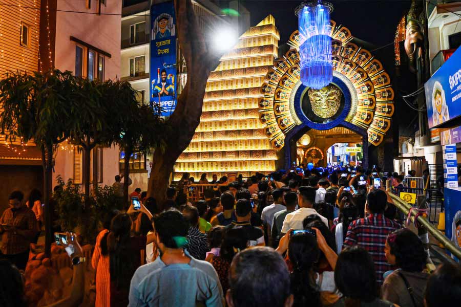 An image of Durga Puja Pandal