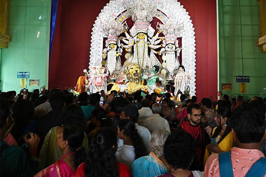 An image of Durga Puja