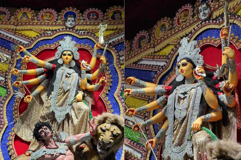 মহালয়ায় উদ্বোধনের পর থেকেই ঢল নামে মানুষের। লক্ষ লক্ষ মানুষ ভিড় করেছেন এই পুজা প্যন্ডেলে। এই প্রতিবেদনটি ‘আনন্দ উৎসব’ ফিচারের একটি অংশ।