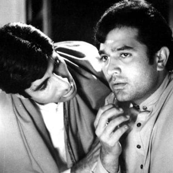 Amitabh Bachchan and Rajesh Khanna