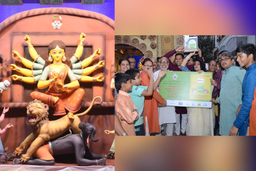  ‘কম বাজেটে নজরকাড়া’ পুজোর তকমা পেয়েছে সিদ্বেশ্বরী গার্ডেন আবাসিক বৃন্দ পুজো ২০২৩