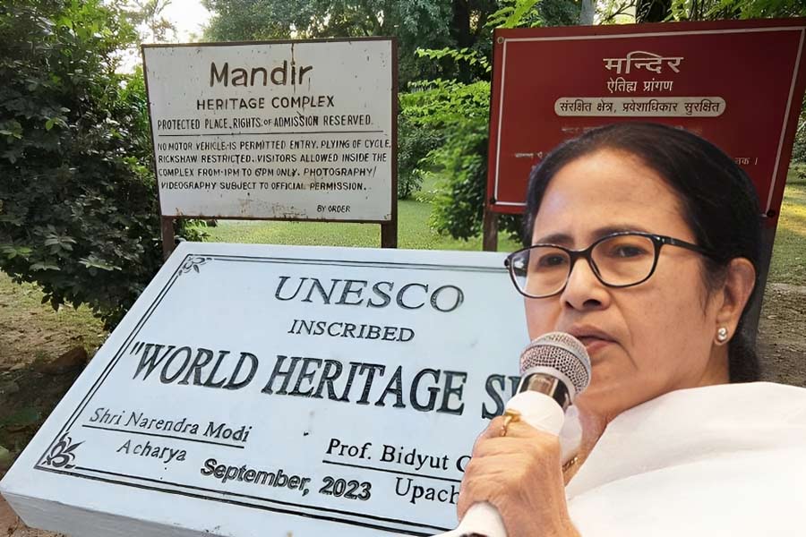 Mamata Banerjee reacts as plaque in Visva Bharati University without Rabindranath Tagore’s name
