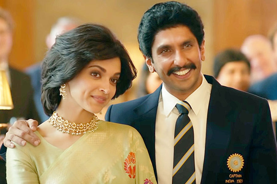 Deepika Padukone and Ranveer Singh in 83 movie
