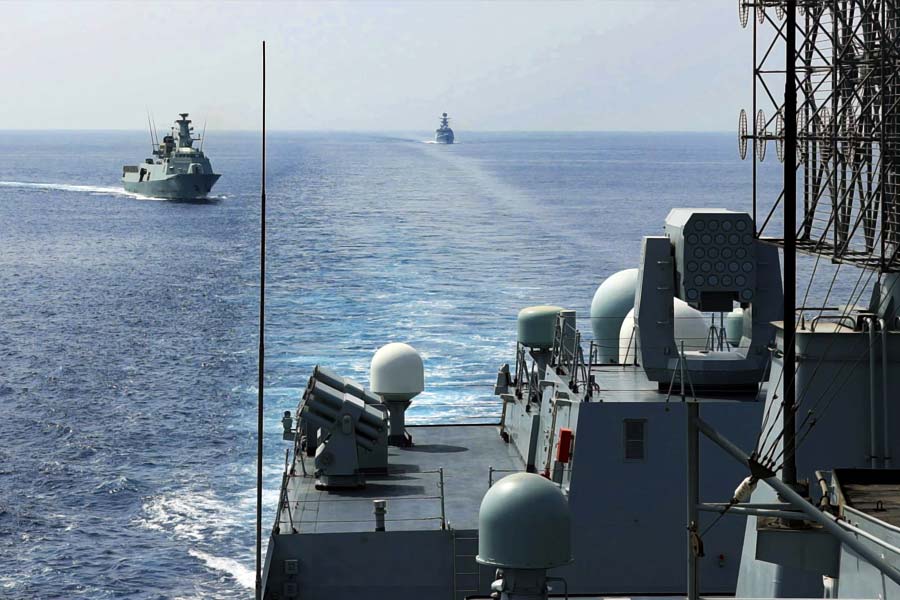 China deploys warship in West Asia region