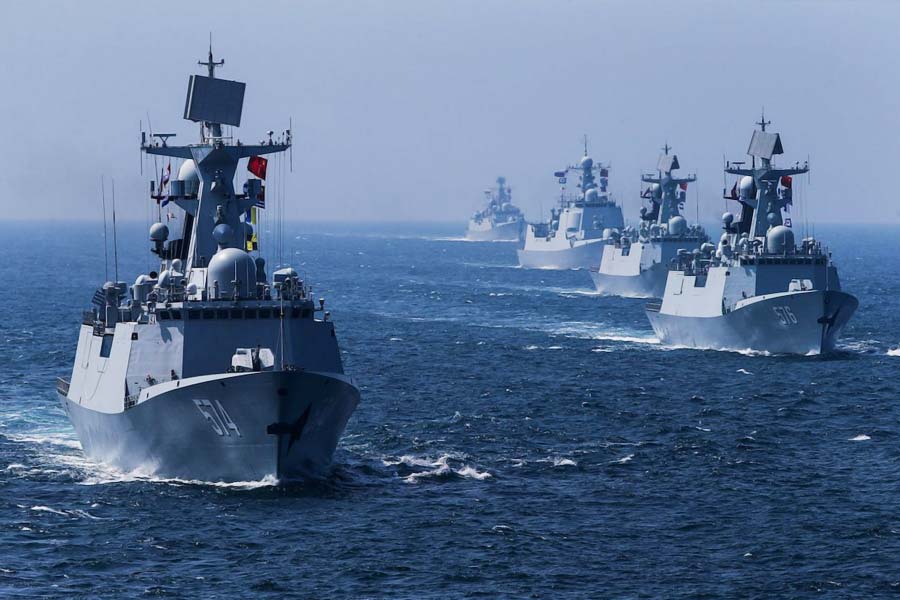 China deploys warship in West Asia region