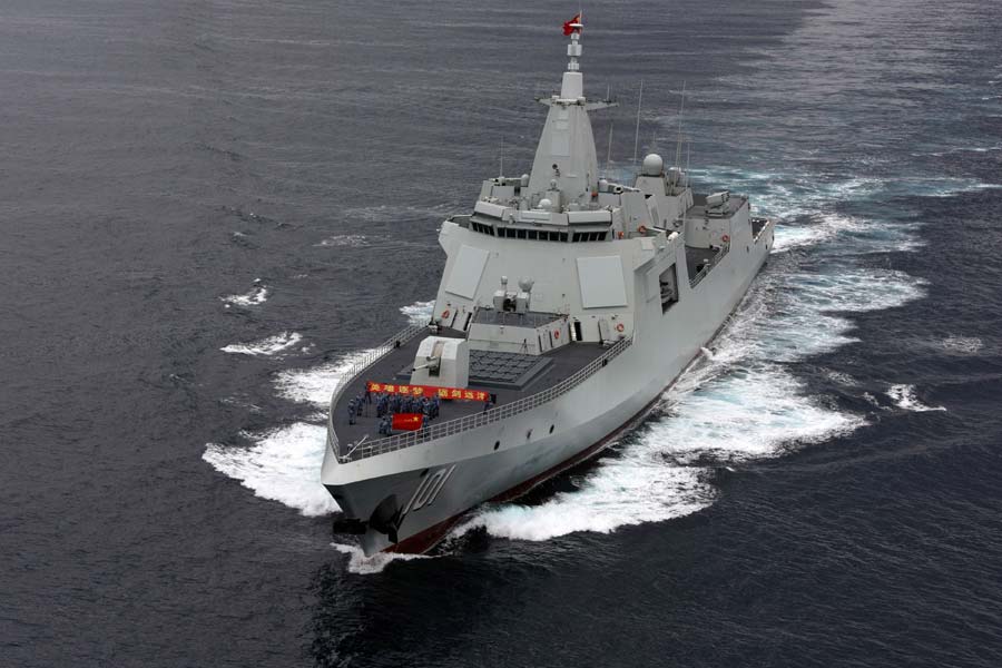 China deploys warship in West Asia region