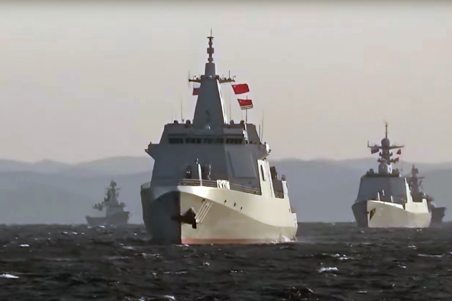 China deploys warship in West Asia region