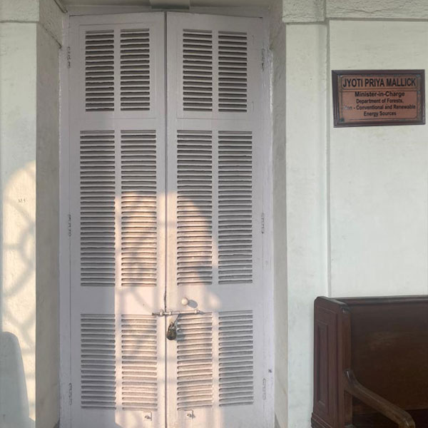Forest minister Jyotipriyo Mullick's room closed in west bengal legislative assembly