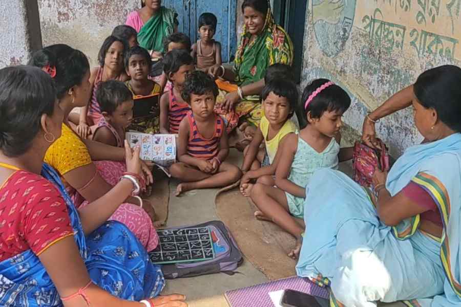 Image of an ICDS centre in Bankura