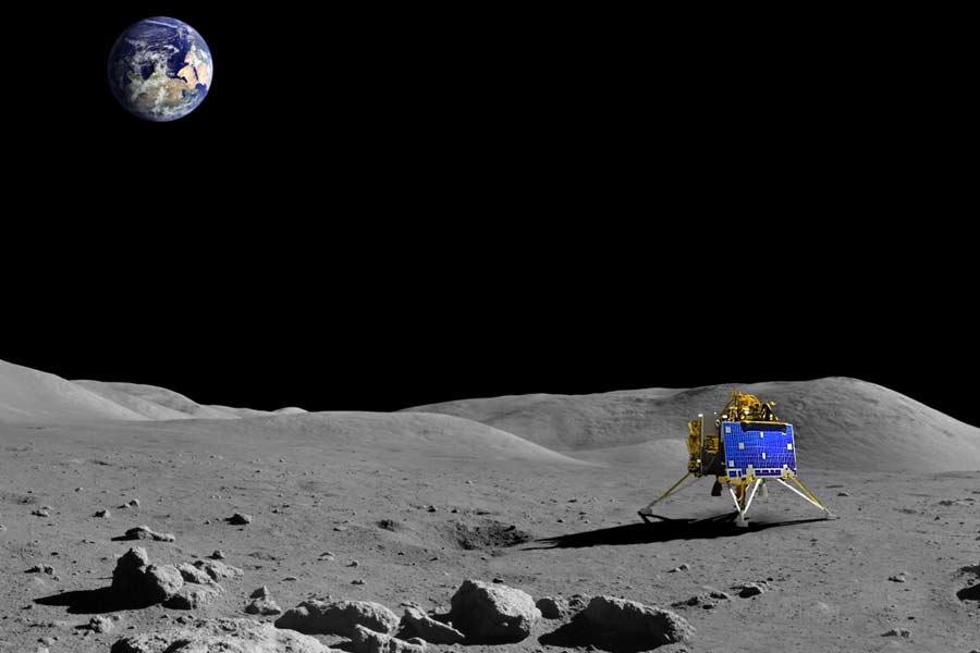 ISRO Payload LRA is waiting for night in the Moon Surface.