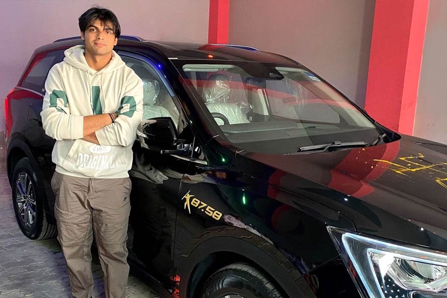 Indian athlete Neeraj Chopra’s car collection