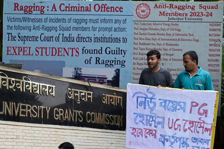 Jadavpur University faces many questions of UGC about anti-ragging committee.
