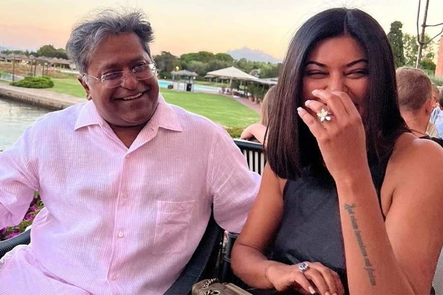 Lalit Modi and Sushmita Sen