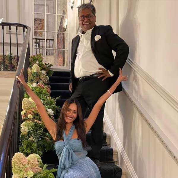 Lalit Modi and Ujjwala Raut