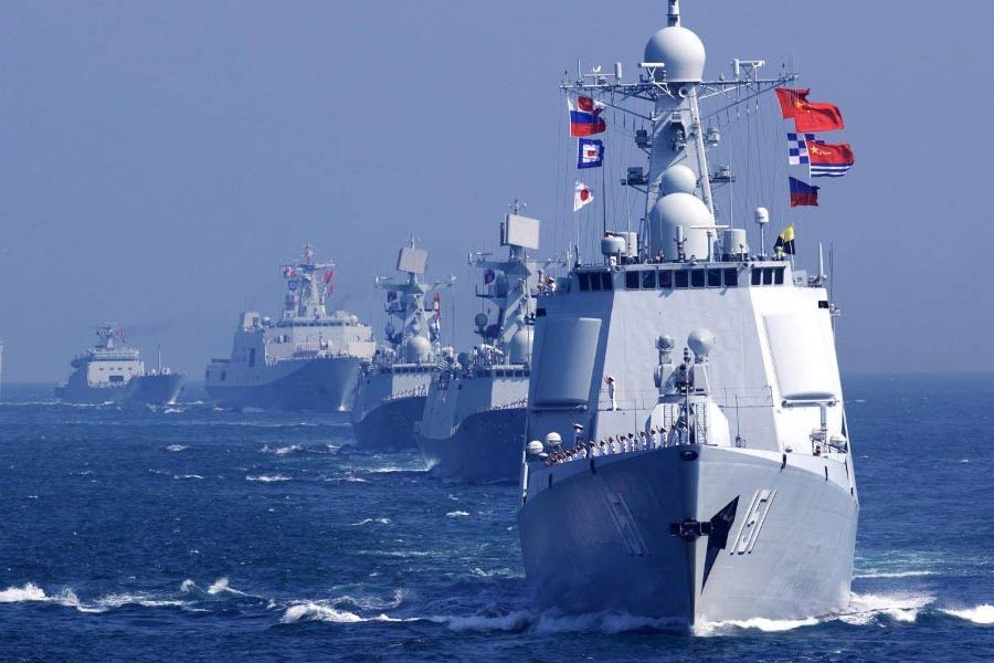 China is eyeing blue water after having world’s largest navy.