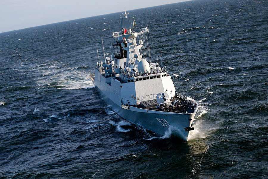 China is eyeing blue water after having world’s largest navy.