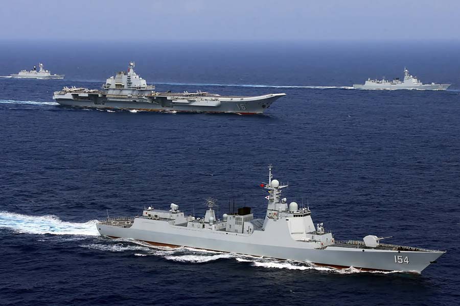 China is eyeing blue water after having world’s largest navy.
