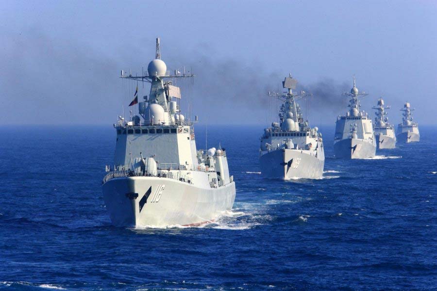 China is eyeing blue water after having world’s largest navy.