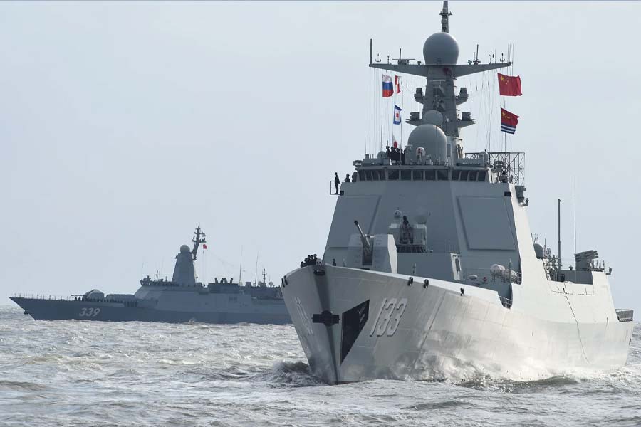 China is eyeing blue water after having world’s largest navy.