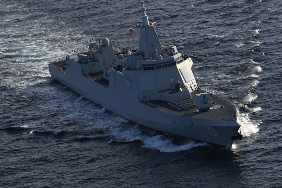 China is eyeing blue water after having world’s largest navy.