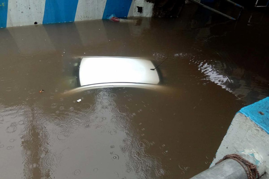 An image of Waterlogged in Kolkata