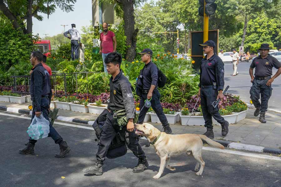 ব্ল্যাক ক্যাটস— সন্ত্রাসবিরোধী ‘ব্ল্যাক ক্যাটস’ বাহিনী দায়িত্বে থাকবে দিল্লির নিরাপত্তার। গত কয়েক দিন ধরেই চলছে তাদের মহড়া। হঠাৎ প্রয়োজনে কী ভাবে দ্রুত হেলিকপ্টারে ঘটনাস্থলে পৌঁছতে হবে। কী ভাবেই বা হোটেলের ছাদে নেমে নিঃশব্দে ছড়িয়ে পড়বেন তাঁরা। সব কিছু বার বার দেখে নেওয়া হয়েছে। 