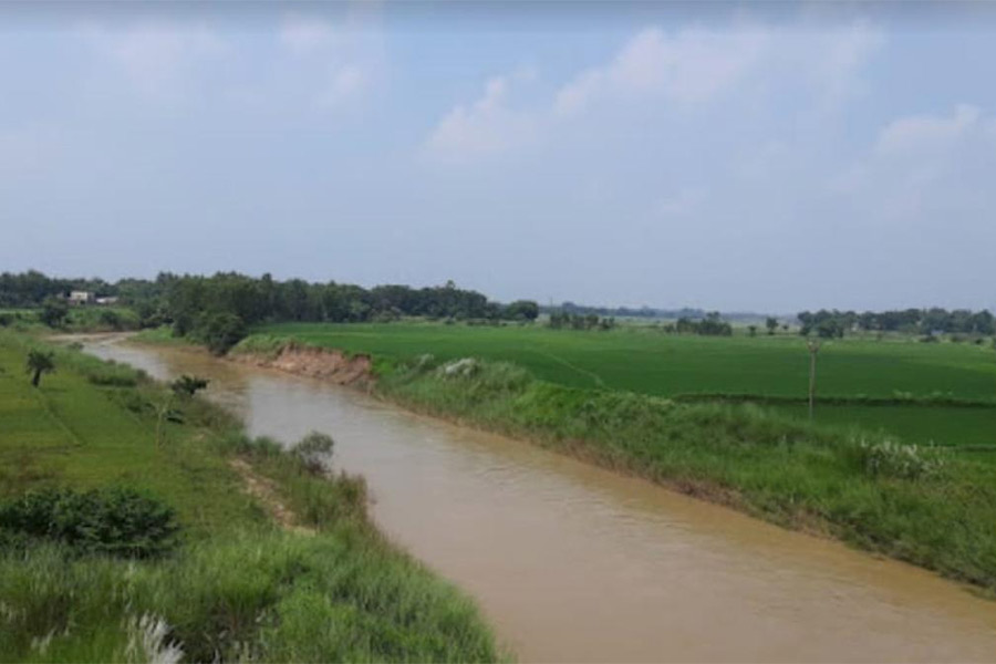 কুনুর নদী। দুর্গাপুর-ফরিদপুর এলাকায়।