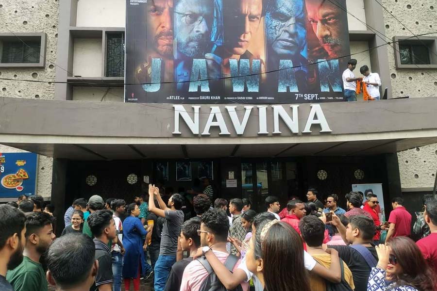 Navina Cinema is planning to keep open their screen for 24 hours during Durga Puja
