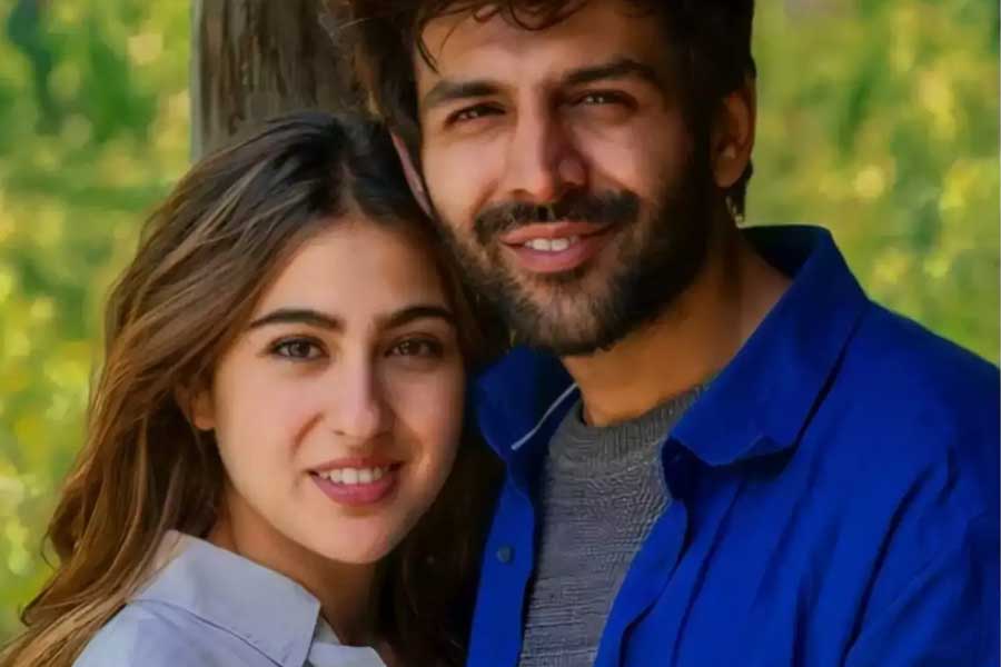 Image of Sara Ali Khan and Kartik Aaryan