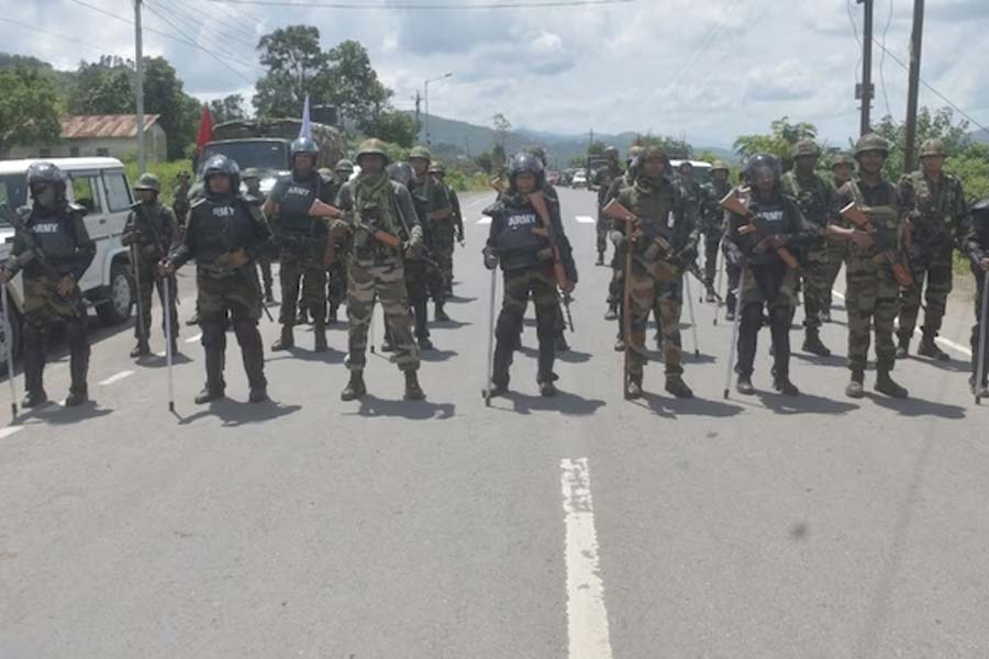 Manipur tense again as fresh gunfight erupts between security forces, armed men