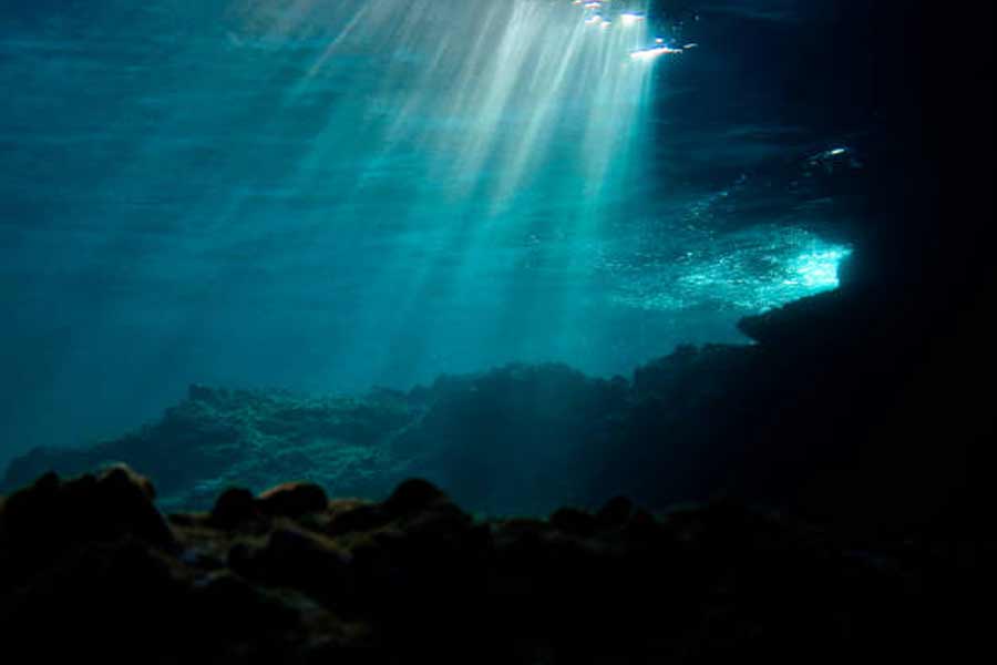 Golden orb inside the Pacific Ocean confuses scientists.