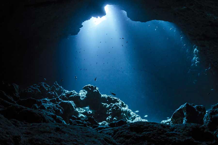 Golden orb inside the Pacific Ocean confuses scientists.