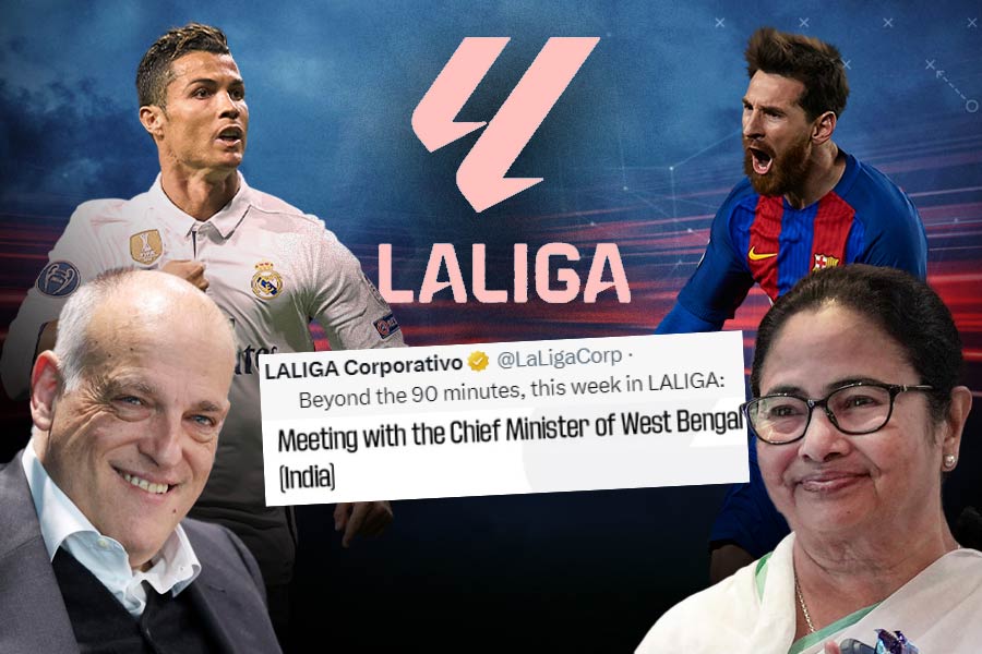 CM Mamata Banerjee will meet the Laliga president in Spain for promoting Football in West Bengal