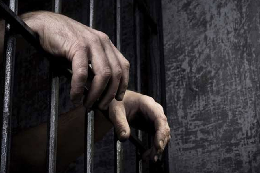Representational image jailed person